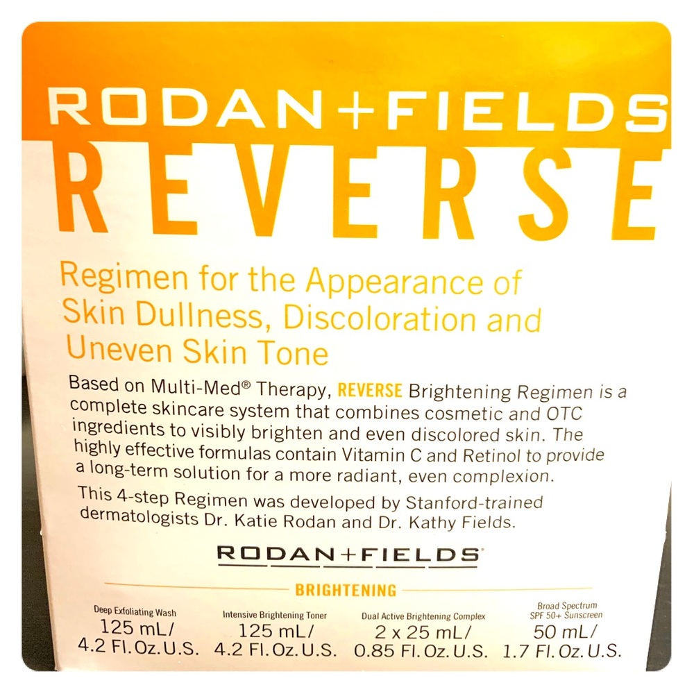 Reverse Brightening regimen Rodan & Fields